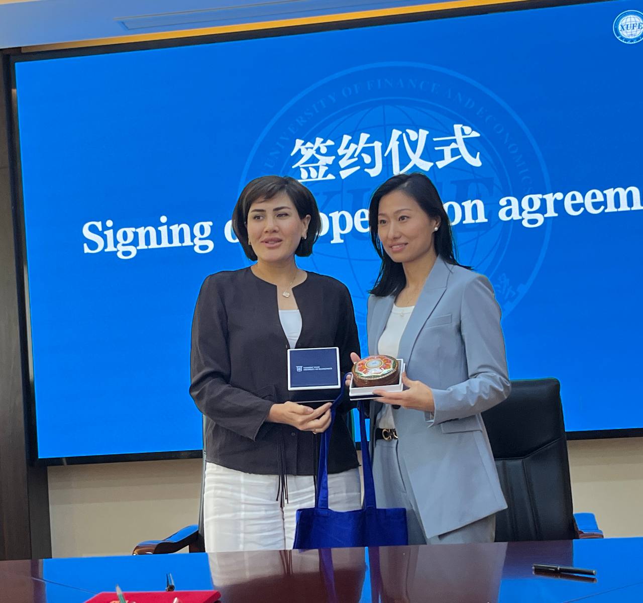 Signing of a cooperation agreement with a Chinese university